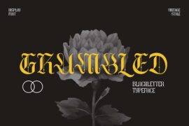 GRUMBLED Font