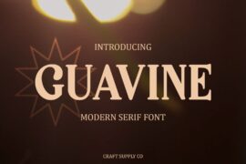 Guavine Demo Font