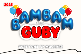Guby Bambam Font
