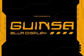 Guinsa Blur Demo Font
