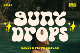 GUNYDROPS DEMO Font
