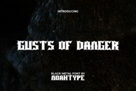 Gusts Of Danger Demo Font