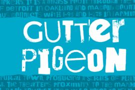 Gutter Pigeon DEMO Font