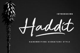 Haddit Font