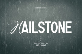 Hailstone Demo Font