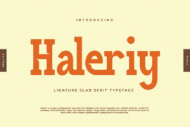 Haleriy Demo Font