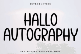 Hallo Autography Font