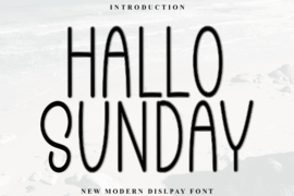 Hallo Sunday Font