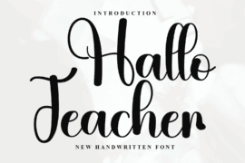 Hallo Theacer Font