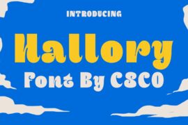 Hallory Demo Font