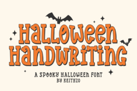 Halloween Handwriting Font