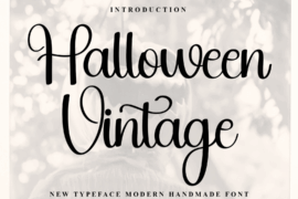 Halloween Vintage Font