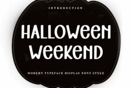 Halloween Weekend Font