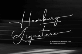 Hamburg Signature Font