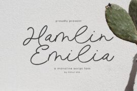 Hamlin Emilia Font
