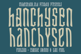 Hanchysen DEMO Font