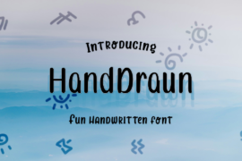 Hand draun Font
