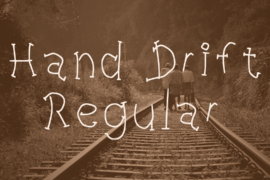 Hand Drift Font