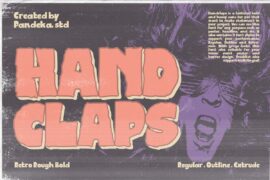 Handclaps DEMO Font