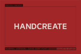 Handcreate Font