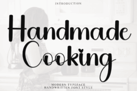 Handmade Cooking Font