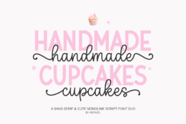 Handmade Cupcakes Font