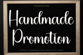 Handmade Promotion Font