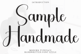 Handmade Style Font