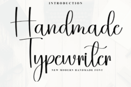 Handmade Typewriter Font