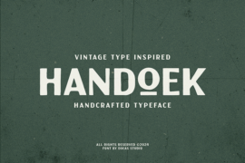 Handoek – Free Personal Use Font
