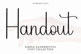 Handout Font
