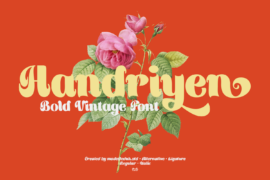 Handriyen DEMO Font