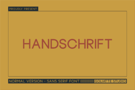 Handschrift Font
