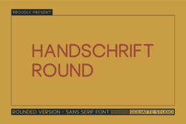 Handschrift Round Font
