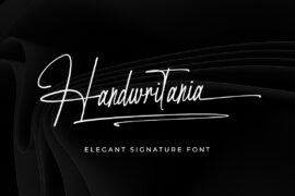 Handwritania Font