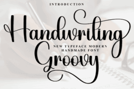 Handwriting Groovy Font