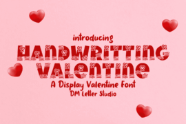 Handwriting Valentine Font