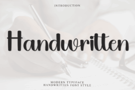 Handwritten Script Font