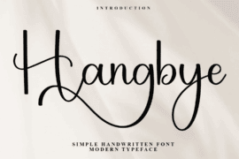 Hangbye Font