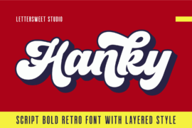 Hanky Demo Font