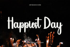 Happiest Day Font