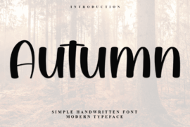 Happy Autumn Font