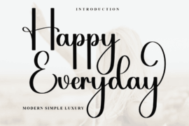 Happy Everyday Font