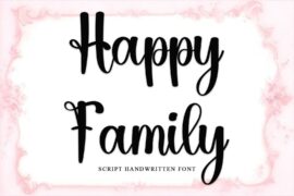 Happy Family Font