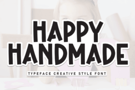 Happy Handmade Font