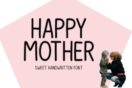 Happy Mother-Free Font