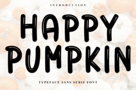 Happy Pumpkin Font