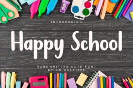 Happy School Font
