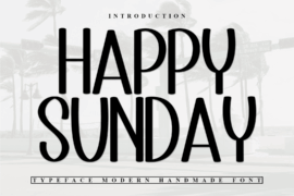 Happy Sunday Font