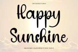 Happy Sunshine Font